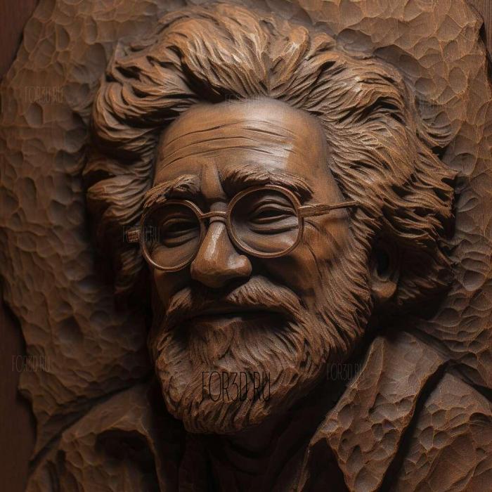 jerry garcia 3 stl model for CNC